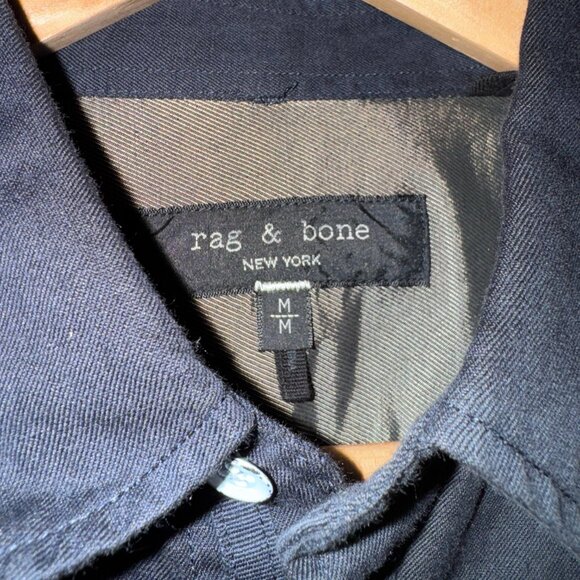 Men's never worn rag & bone linen/cotton short sleeve button up - Picture 3 of 5